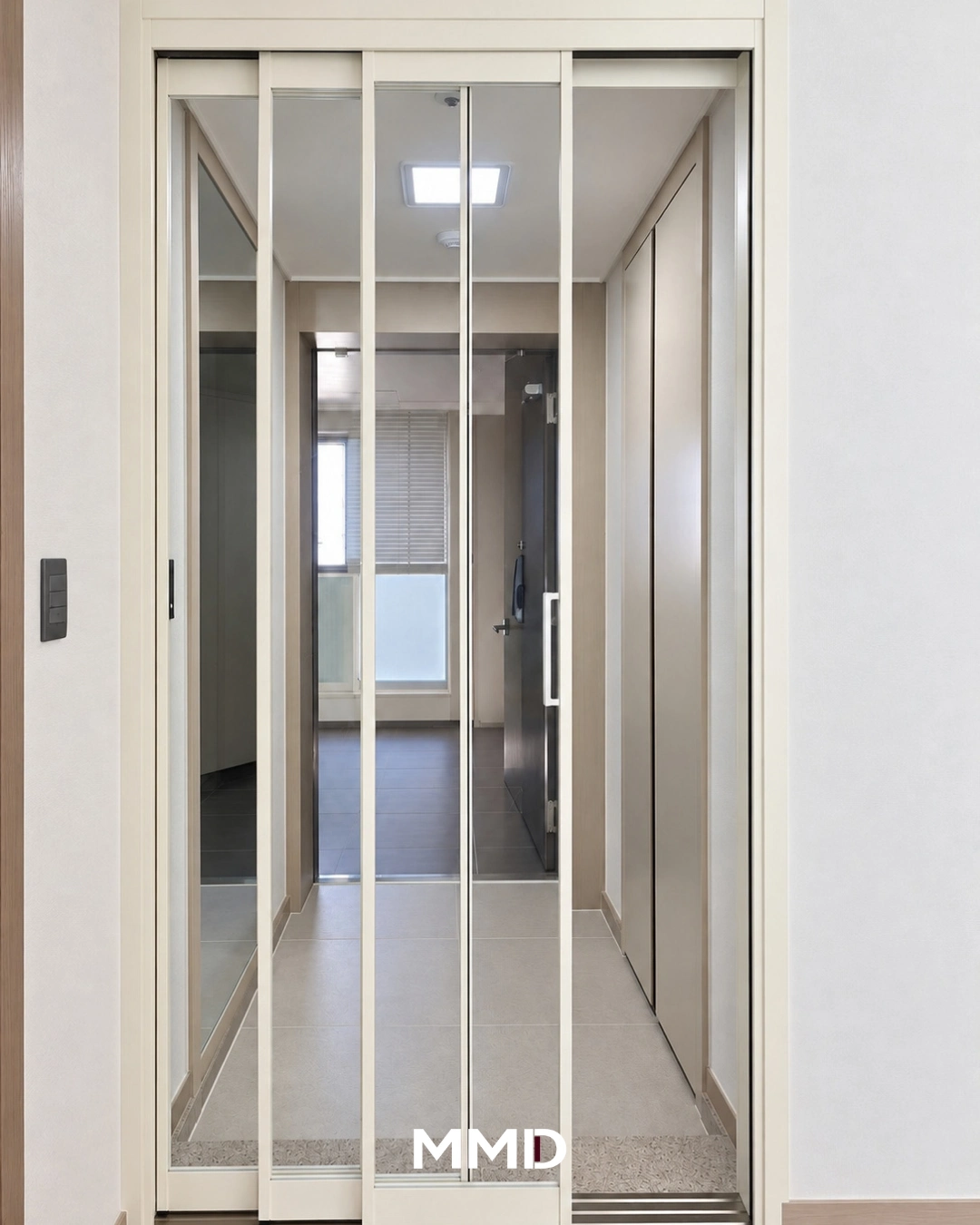 부산 시청역해모로센티아 3연동 중문 시공사진 4