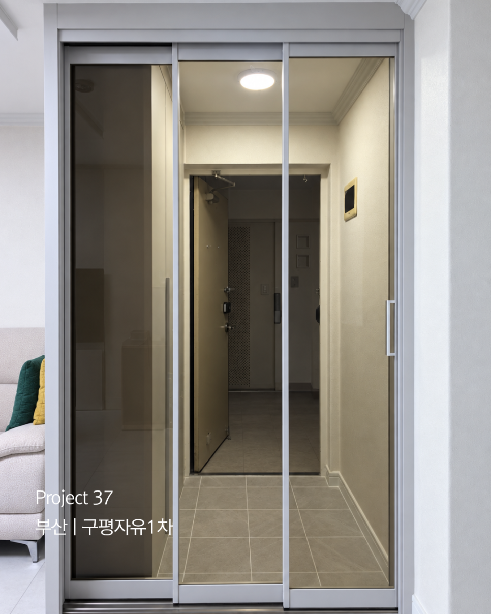 부산 | 구평자유1차 3연동 도어 시공사진